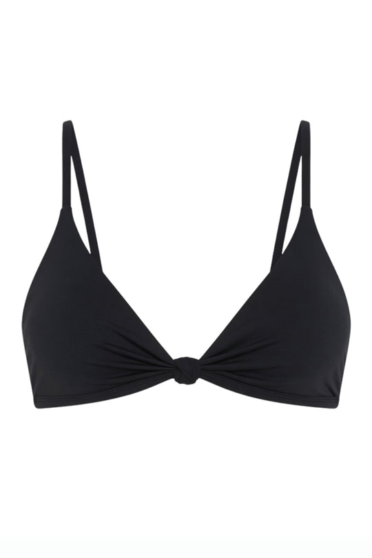 Zen Knotted Triangle Bikini Top