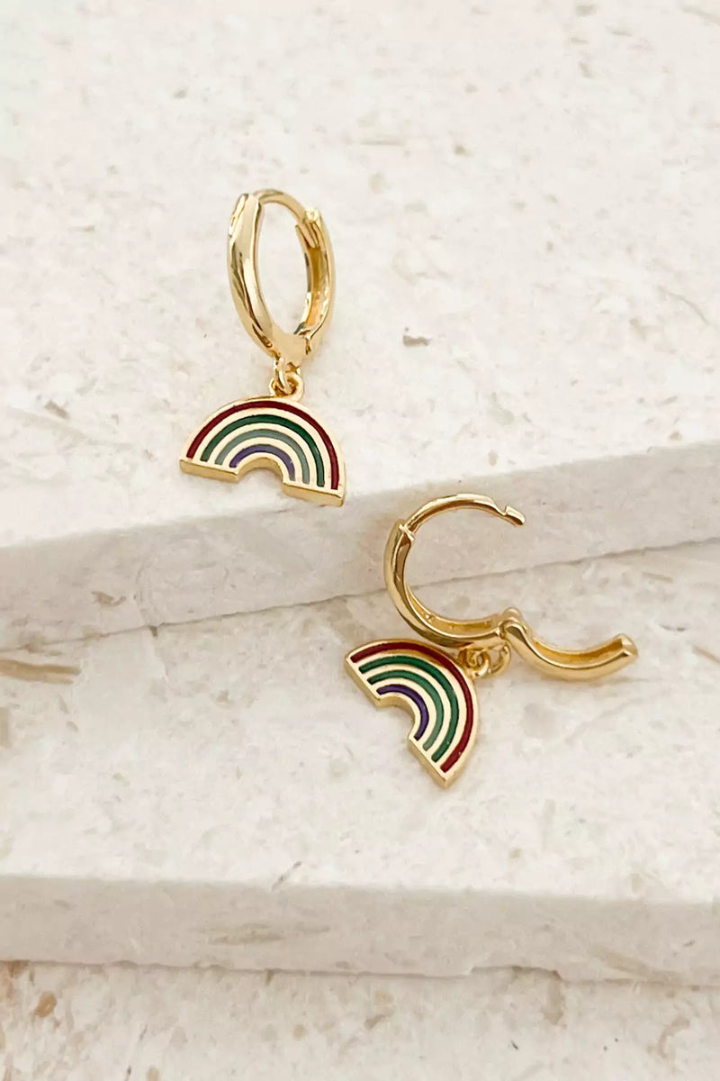 94030P-MLTI rainbow of love earrings multi 2 dippin' daisy's