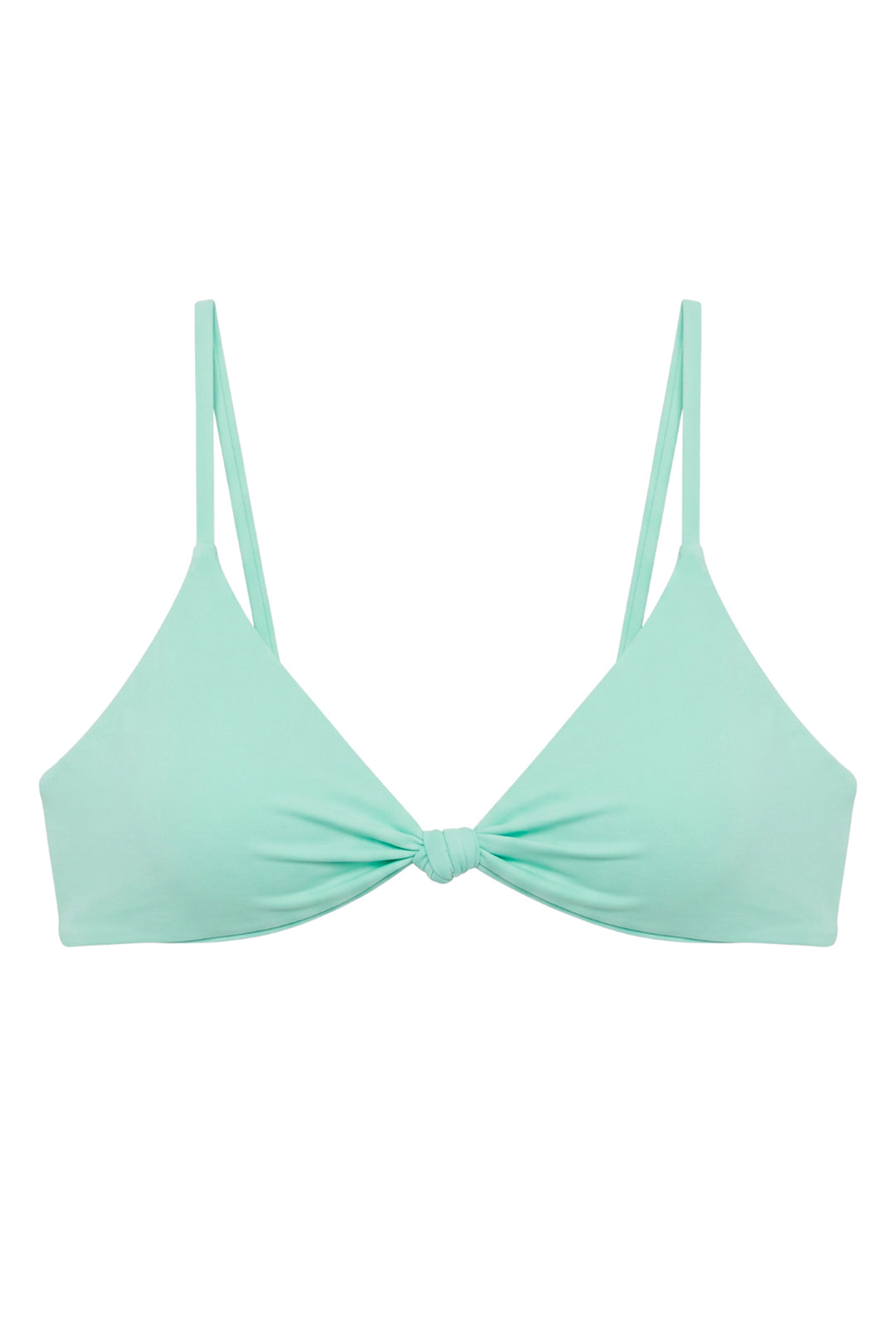 Zen Knotted Triangle Bikini Top