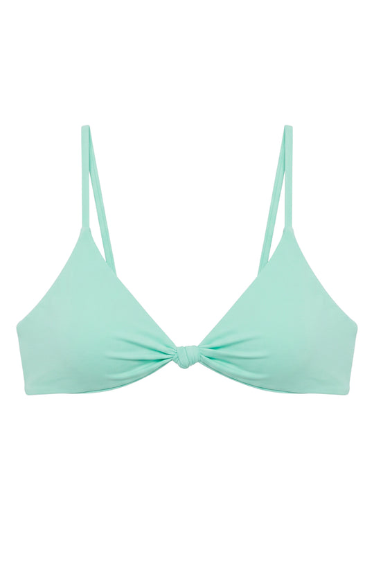 Zen Knotted Triangle Bikini Top