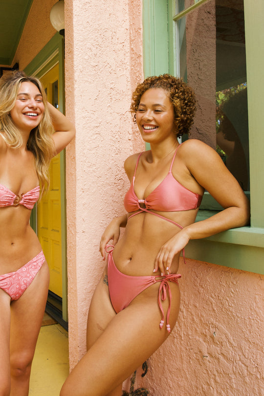 Blushing Cheeky Bikini Bottom