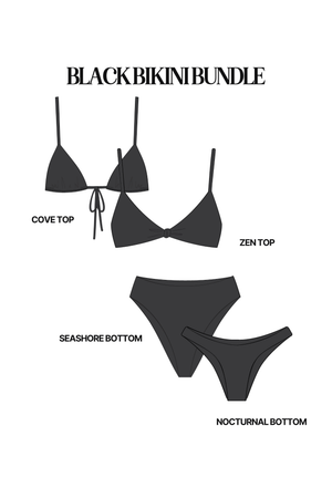 Black Essentials 4-Piece Set