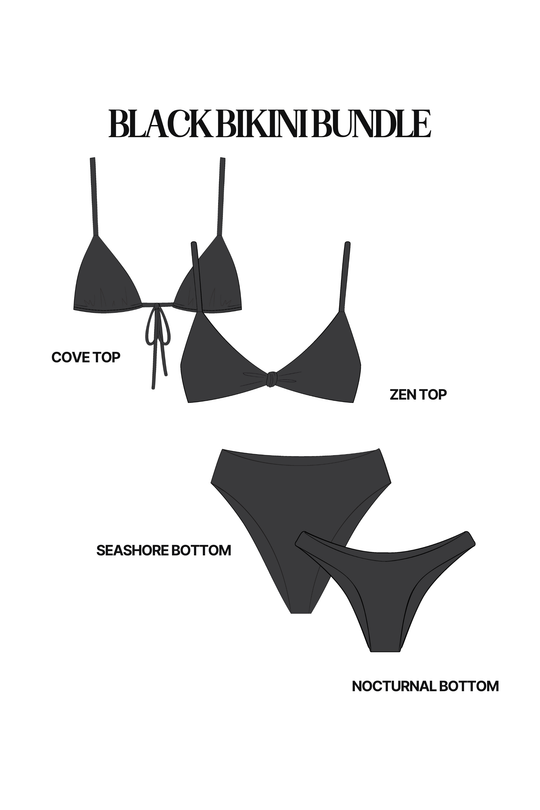 Black Essentials 4-Piece Set