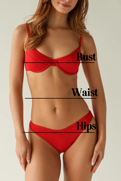 How to measure bust, waist, and hips