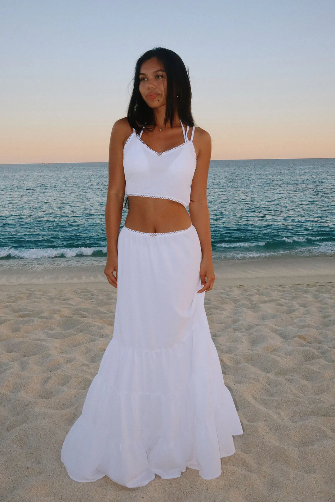 Claire Tiered Maxi Skirt | Dippin Daisys | Sustainable Swimwear