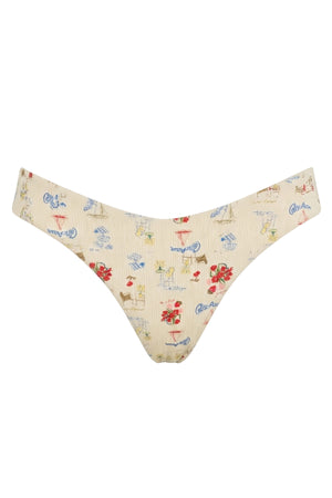 Nocturnal Cheeky Bikini Bottom