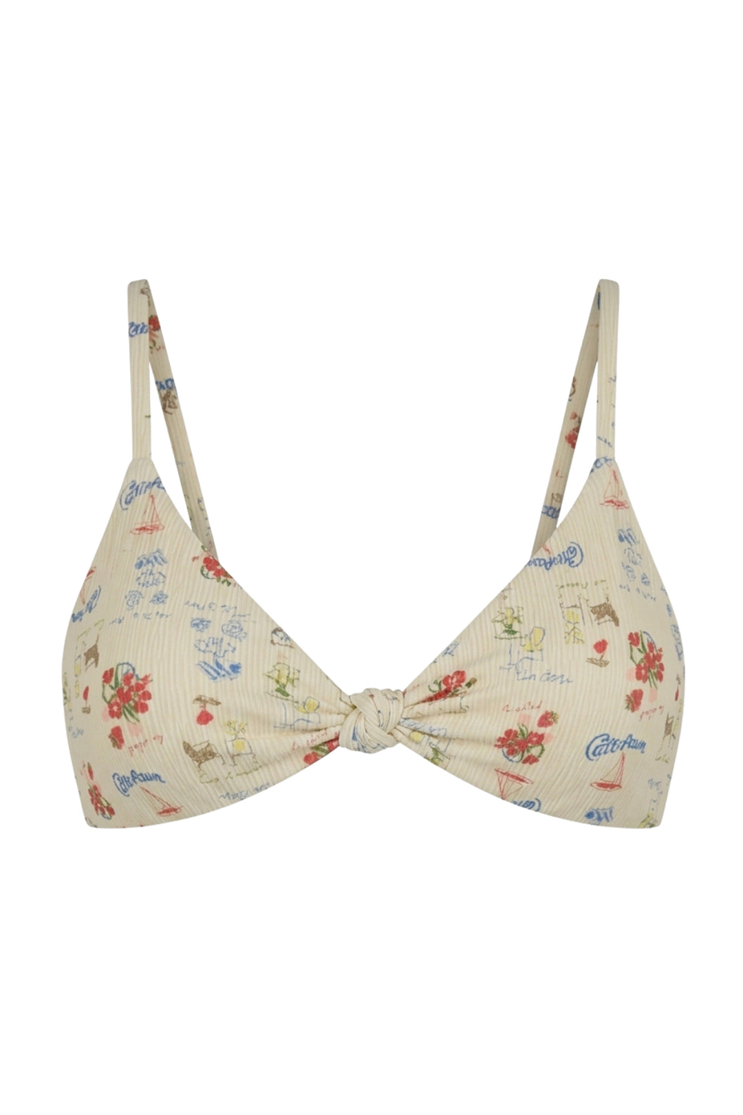 Zen Triangle Knotted Bikini Top