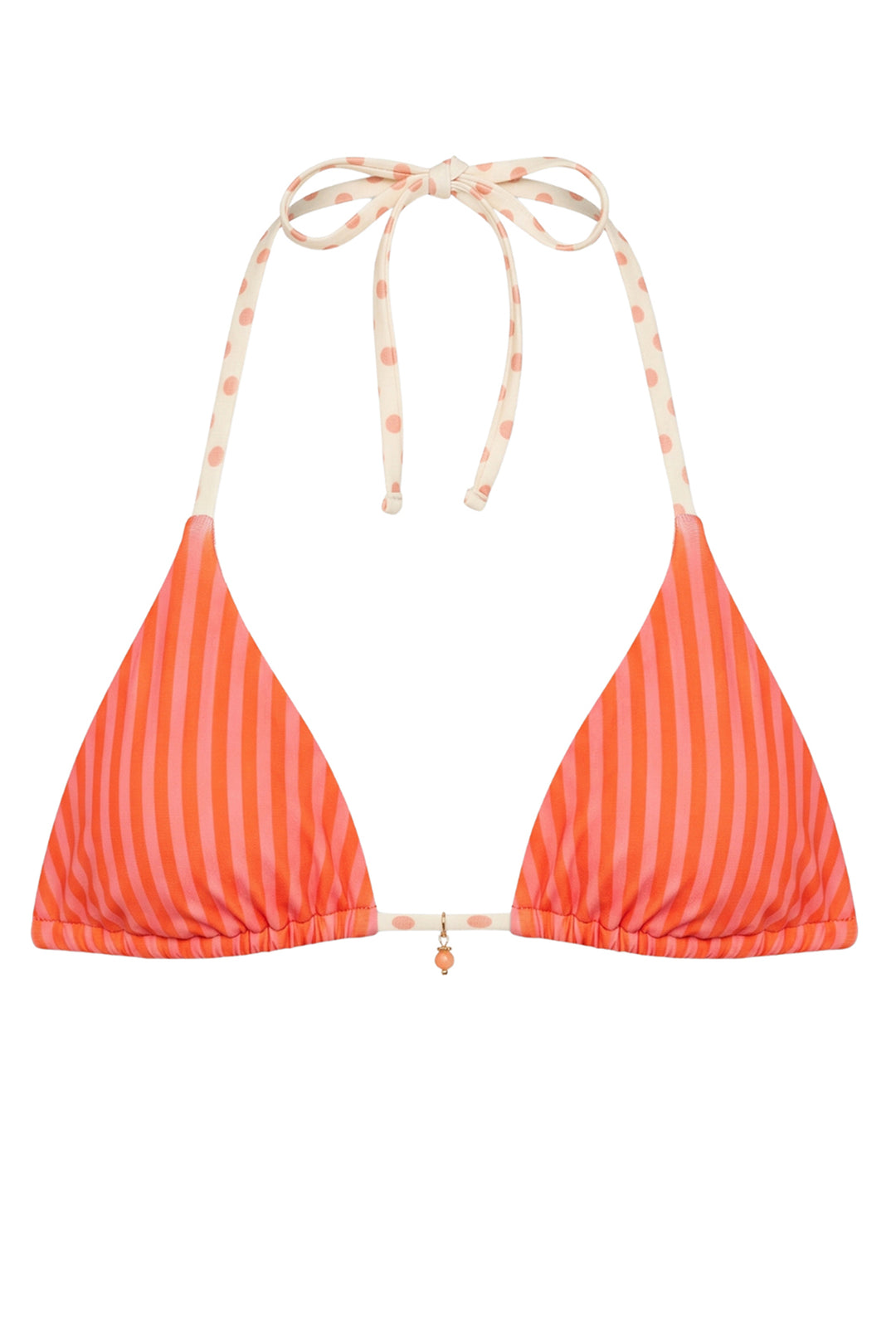 Palm Tie Back Reversible Triangle Bikini Top