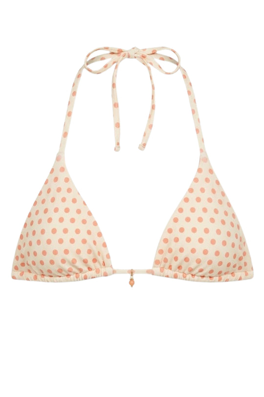 Palm Tie Back Reversible Triangle Bikini Top