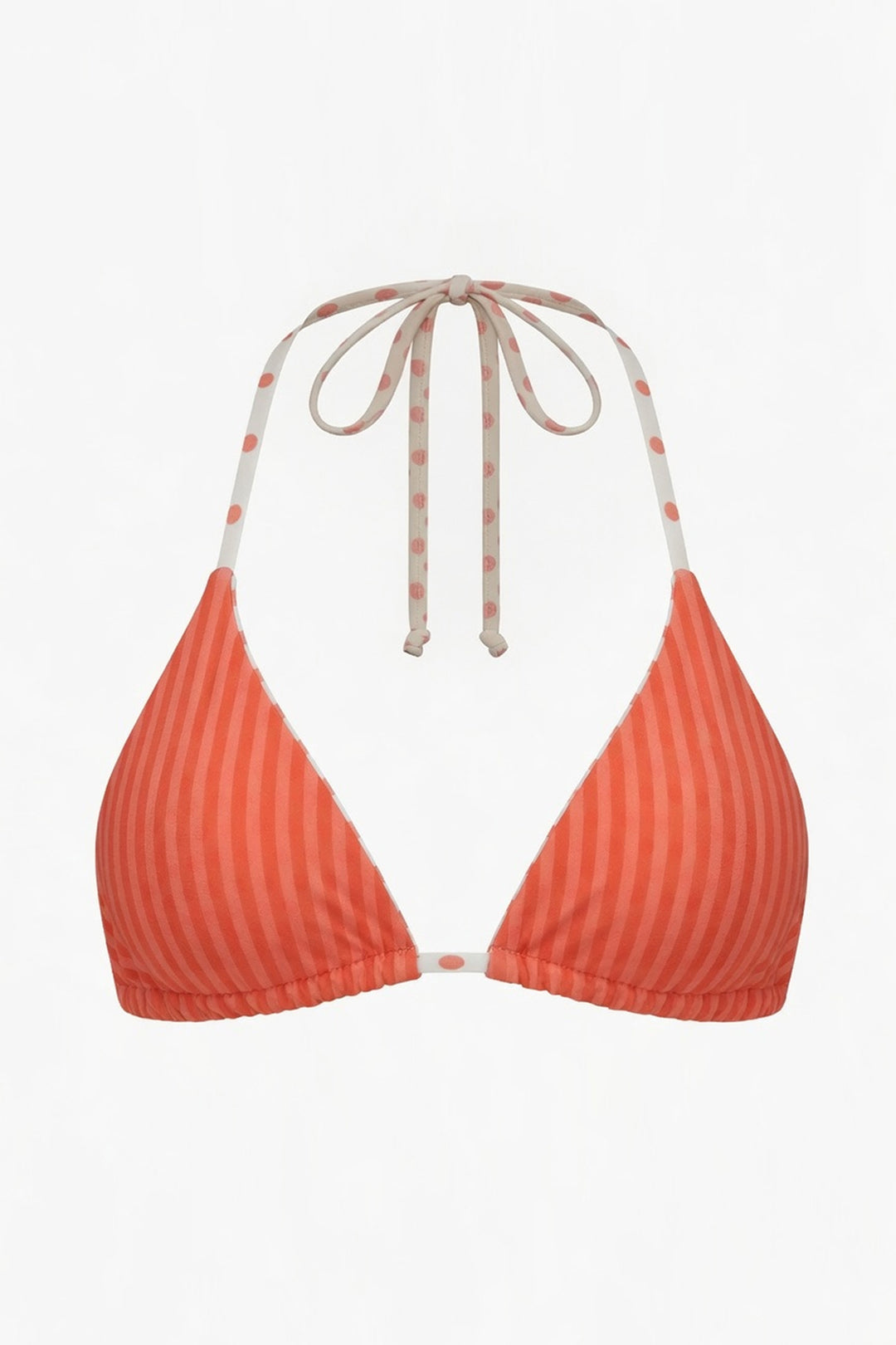 Palm Tie Back Reversible Triangle Bikini Top