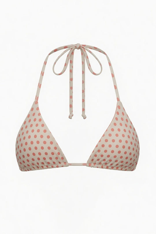 Palm Tie Back Reversible Triangle Bikini Top