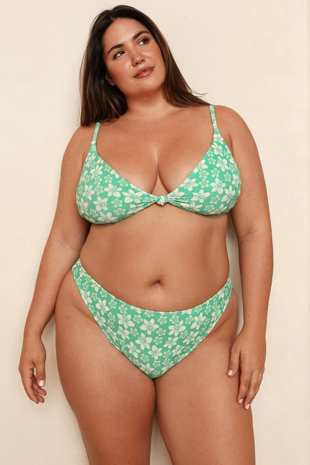 Seashore High Waist Cheeky Bikini Bottom