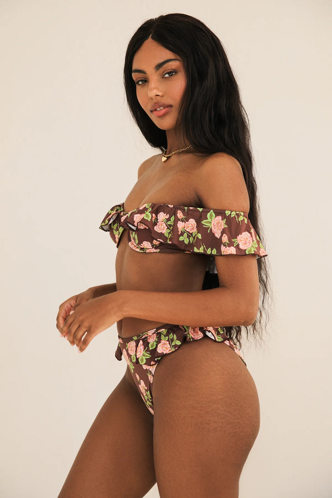 Poppi High Waisted Cheeky Bikini Bottom