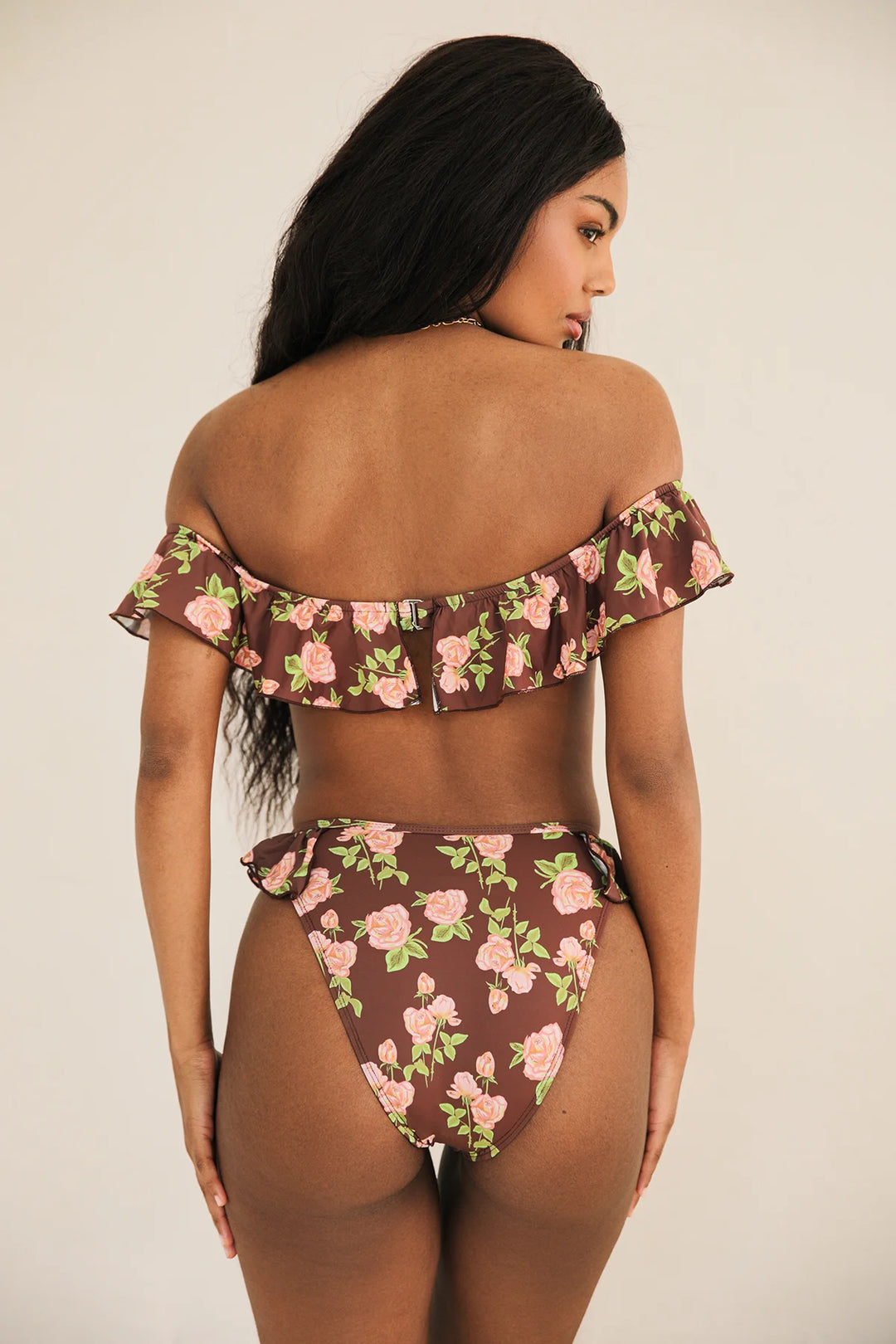 Poppi High Waisted Cheeky Bikini Bottom