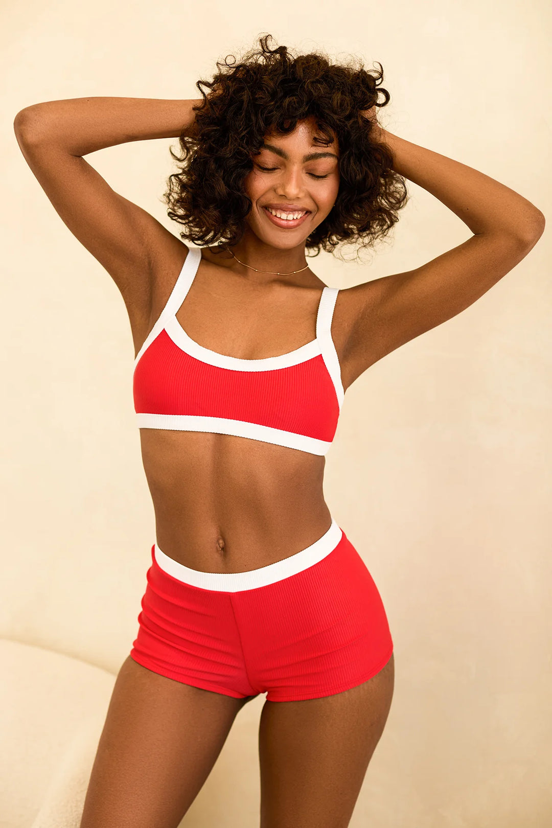 Farrah Elastic Waist Booty Short