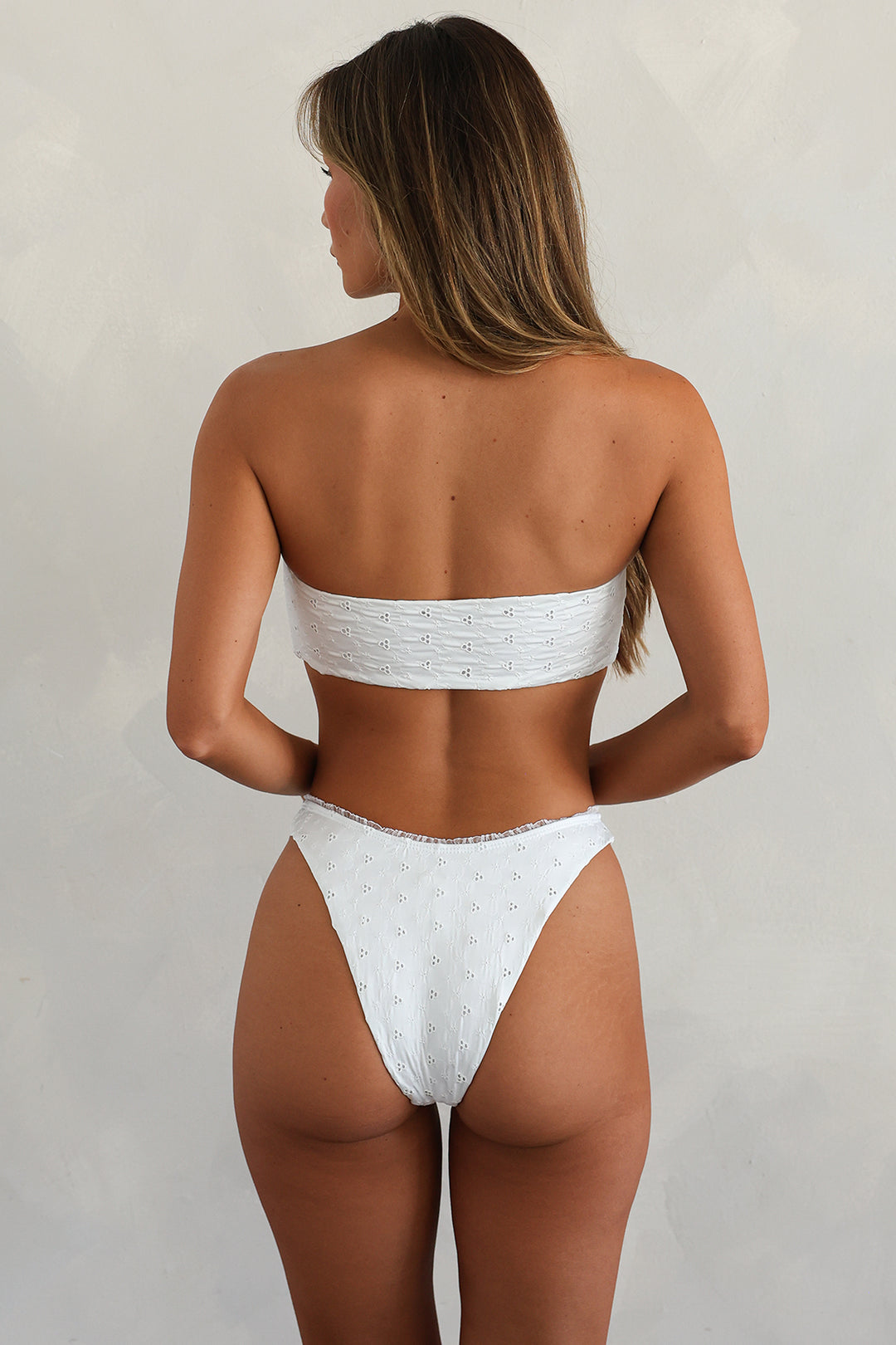 Bunny Knotted Bandeau Bikini Top