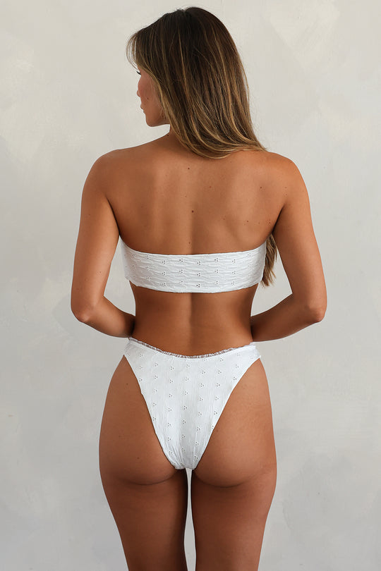 Bunny Knotted Bandeau Bikini Top