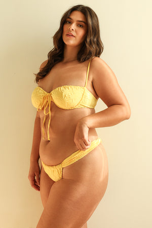 Hannah is 5'10" wearing XL.