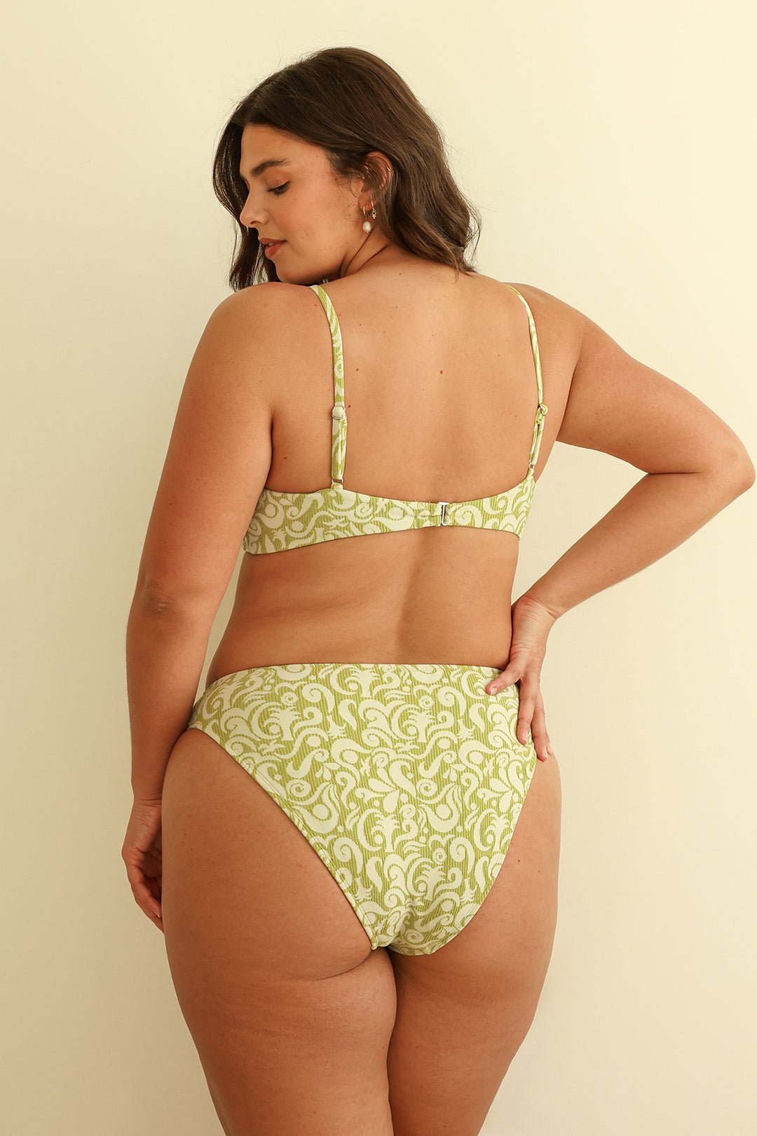 Zen Knotted Triangle Bikini Top