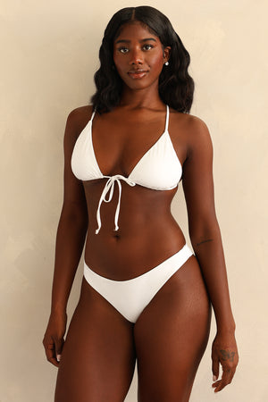 Cove Tie Front Triangle Bikini Top