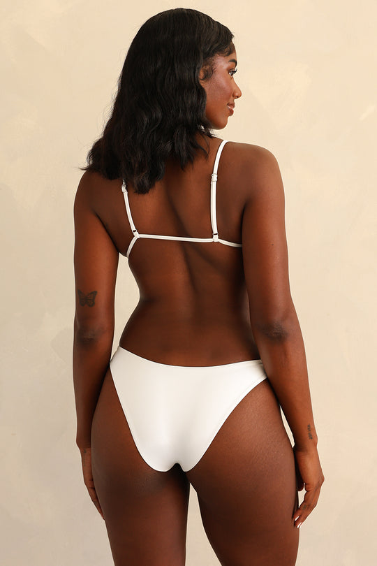 Cove Tie Front Triangle Bikini Top