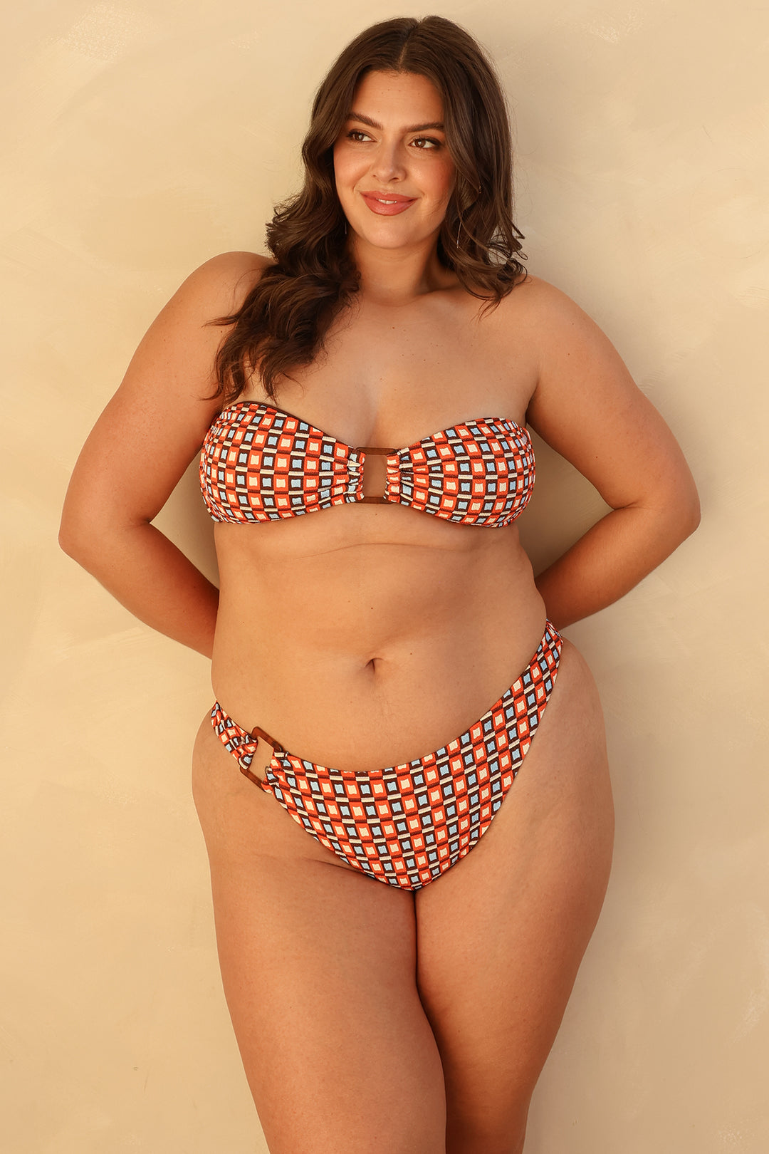 Lotus Bandeau Bikini Top