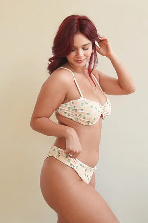 Oliva Underwire Thong Set