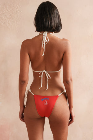 Palm Triangle Bikini Top