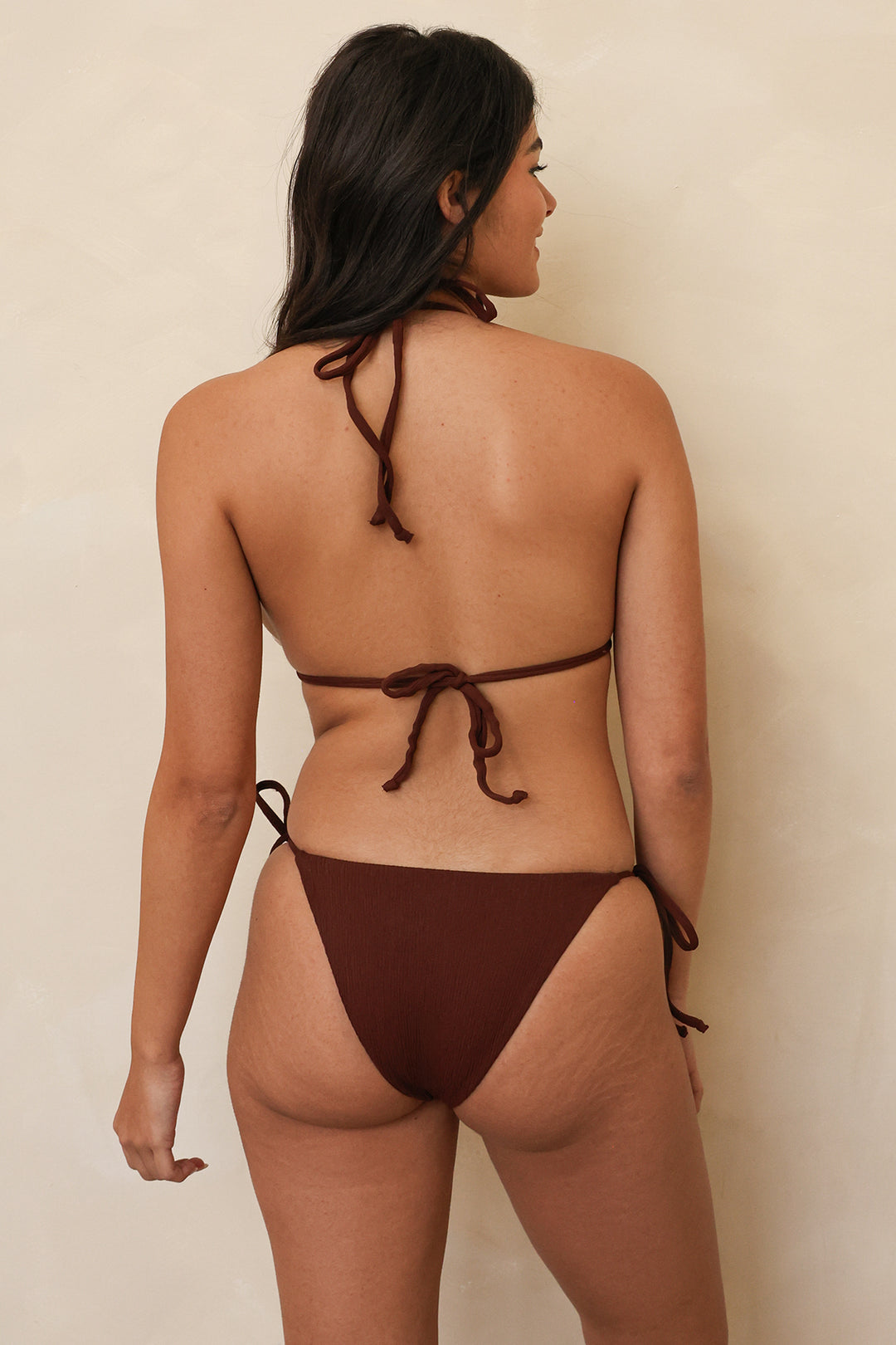 Palm Triangle Bikini Top