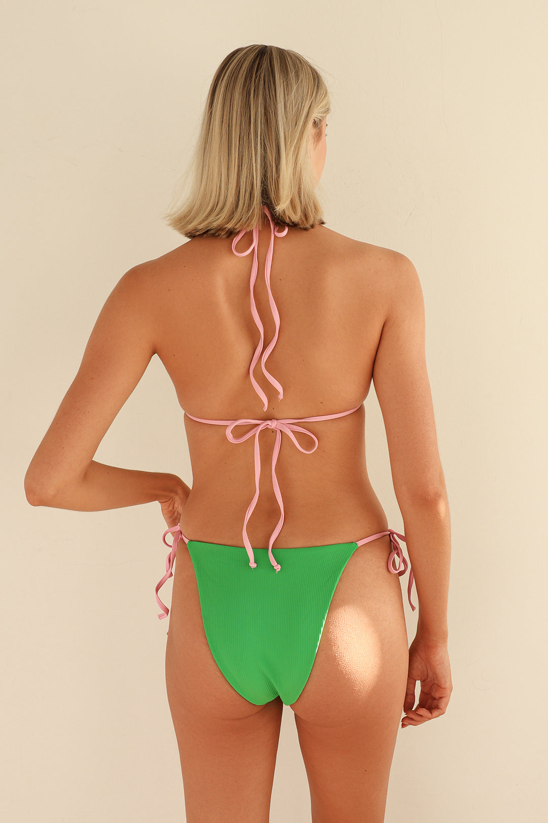 Paradise Palms/Tropical Punch Triangle Cheeky Set