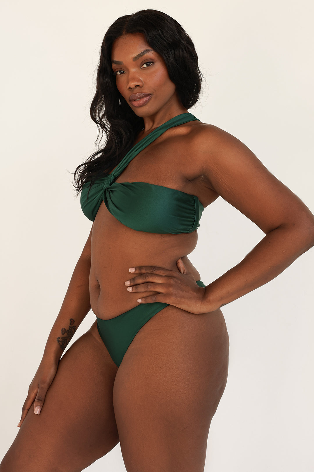 Frankie Asymmetrical Bandeau Bikini Top