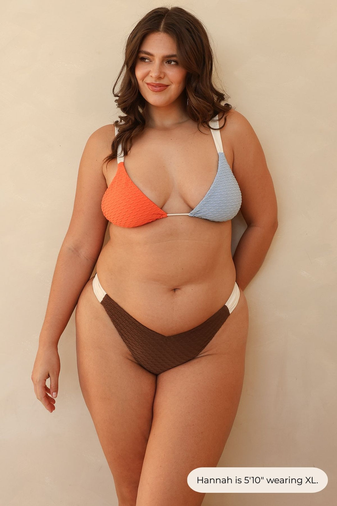 Amber Triangle Bikini Top