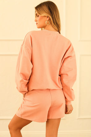 D7143JTROD-PSND love yourself crewneck pink sands 3 dippin' daisy's