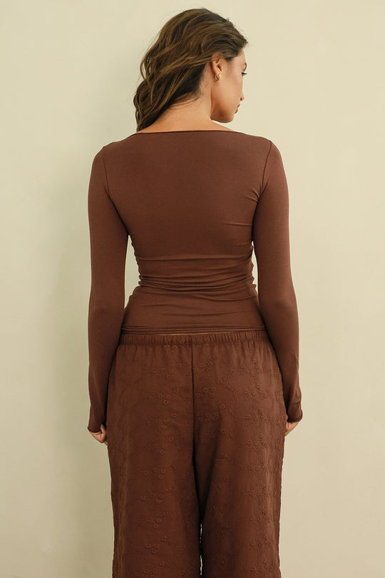Overcast Sheer Blouse Top
