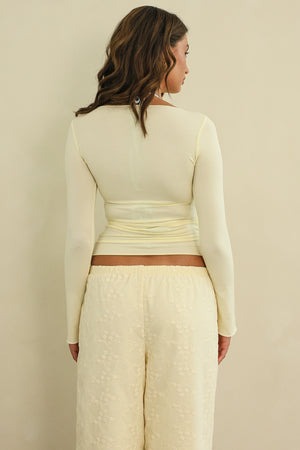 Overcast Sheer Blouse Top