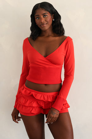 Willow Wrap Top