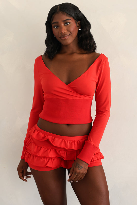 Willow Wrap Top