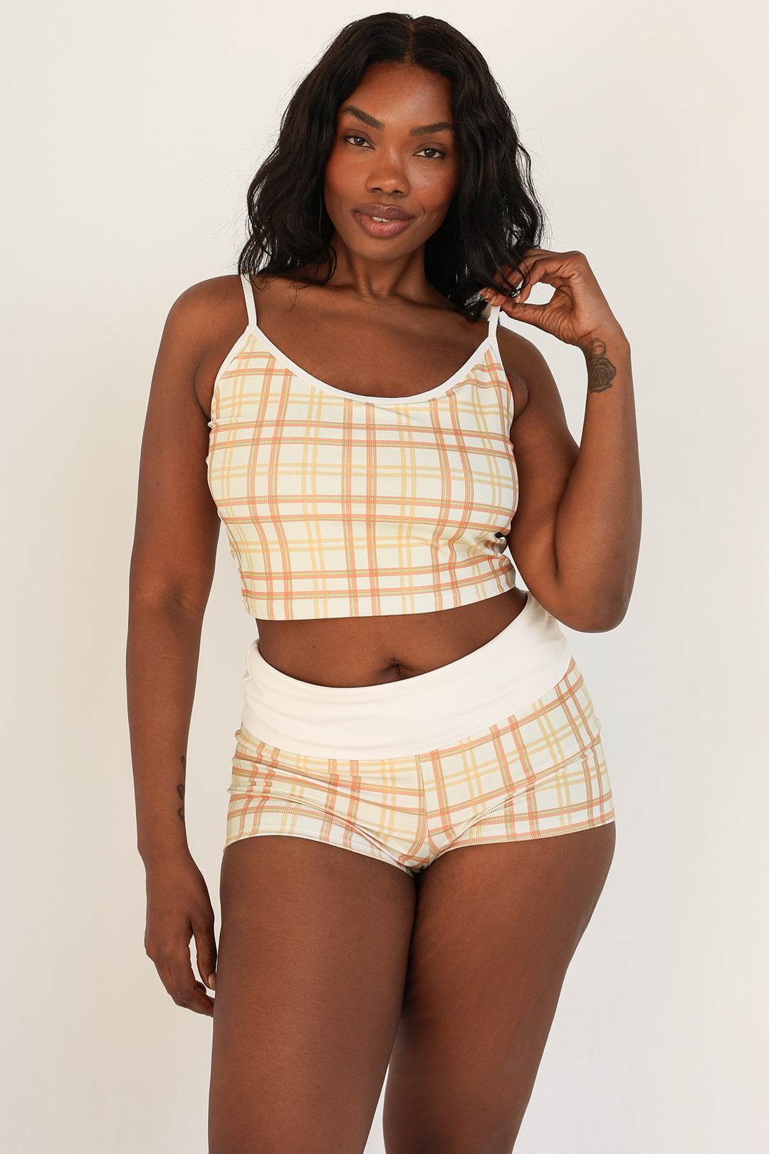 Rad Plaid Tankini Full Set