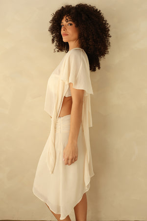Gabrielle is 5'8" wearing S.
