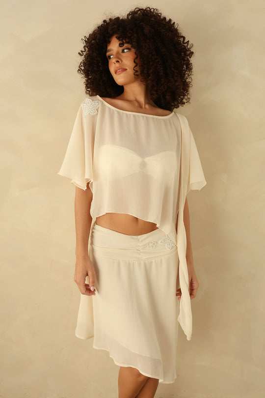 Gabrielle is 5'8" wearing S.