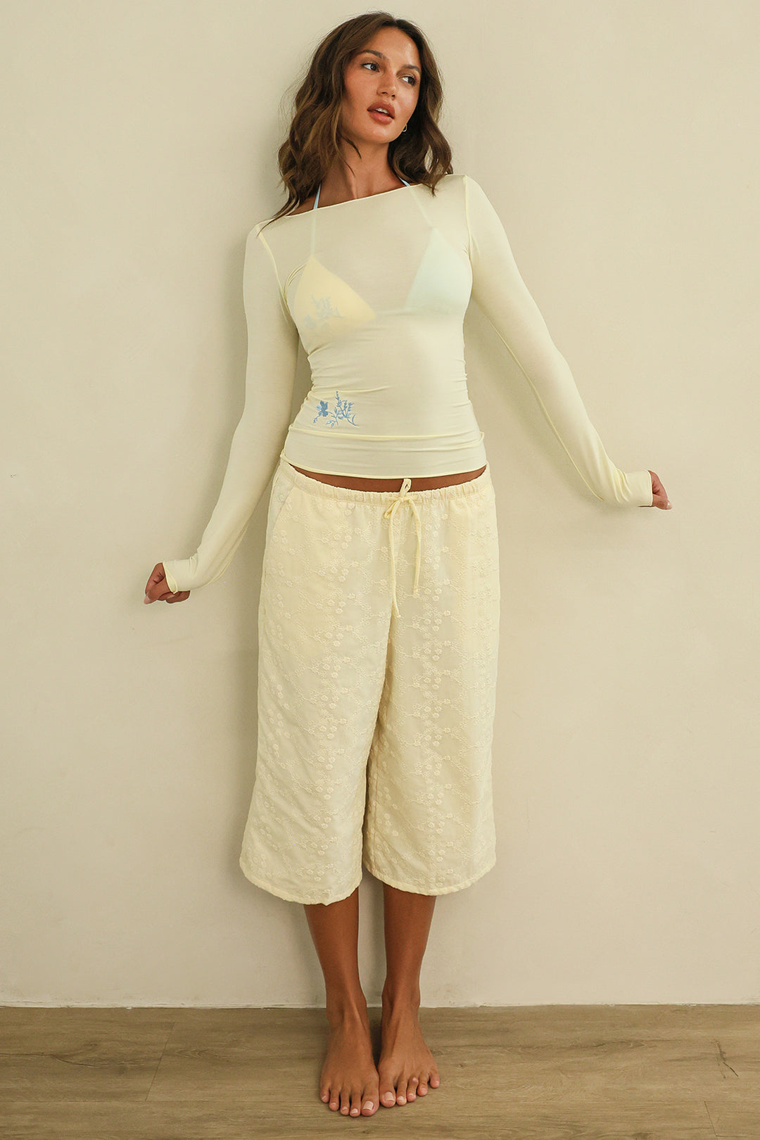 Rustic Capris Pants