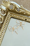 DD2036-GLD ribbon earrings gold 2 dippin' daisy's