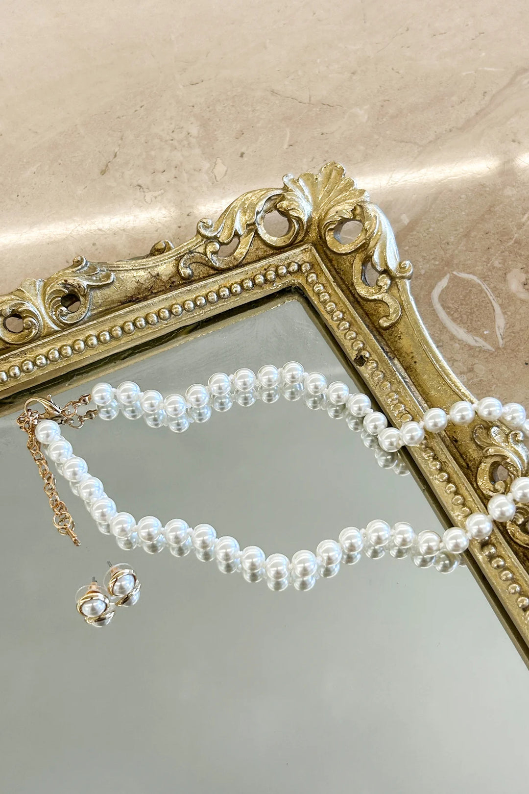 DD6099-IVRY la perla jewelry set ivory 4 dippin' daisy's