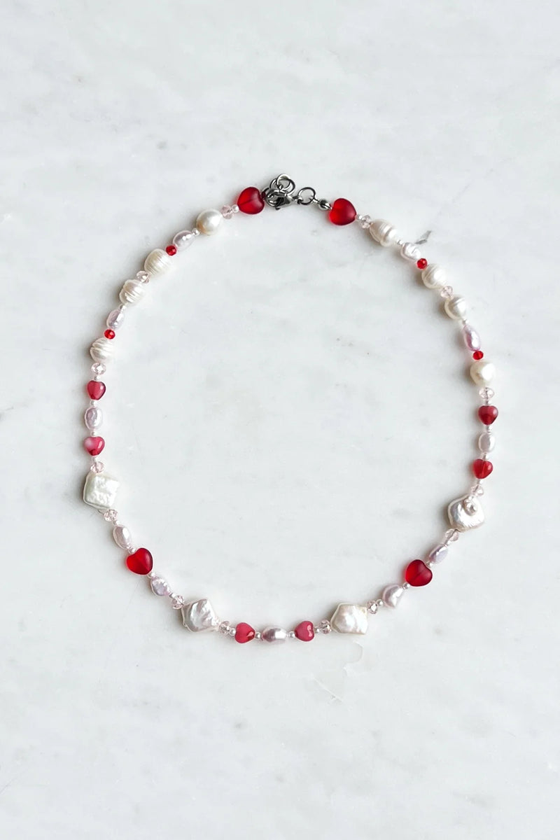 DDBJHPN-RED spritz necklace red 2 dippin' daisy's 