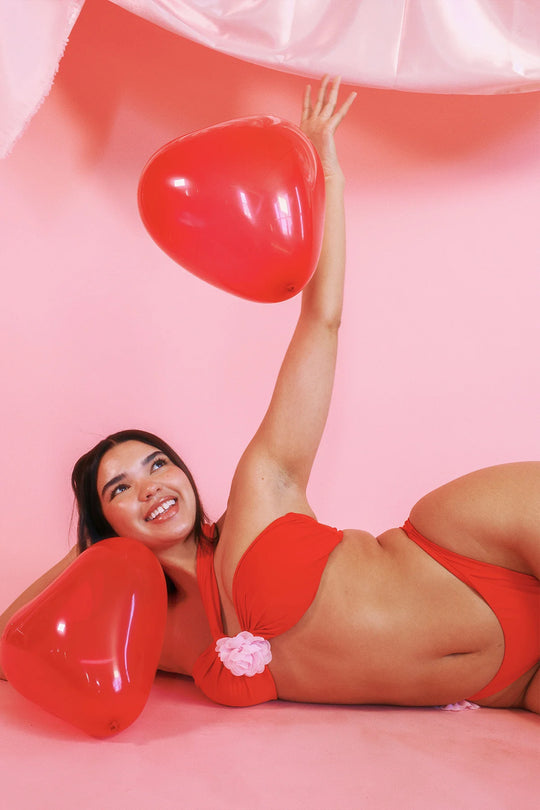 Breanna is 5'9" wearing L.