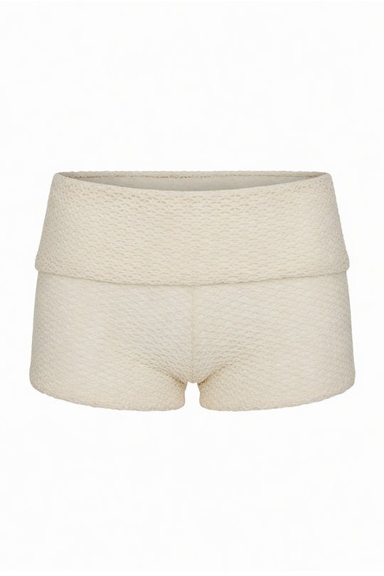 Fold-Over Mini Shorts