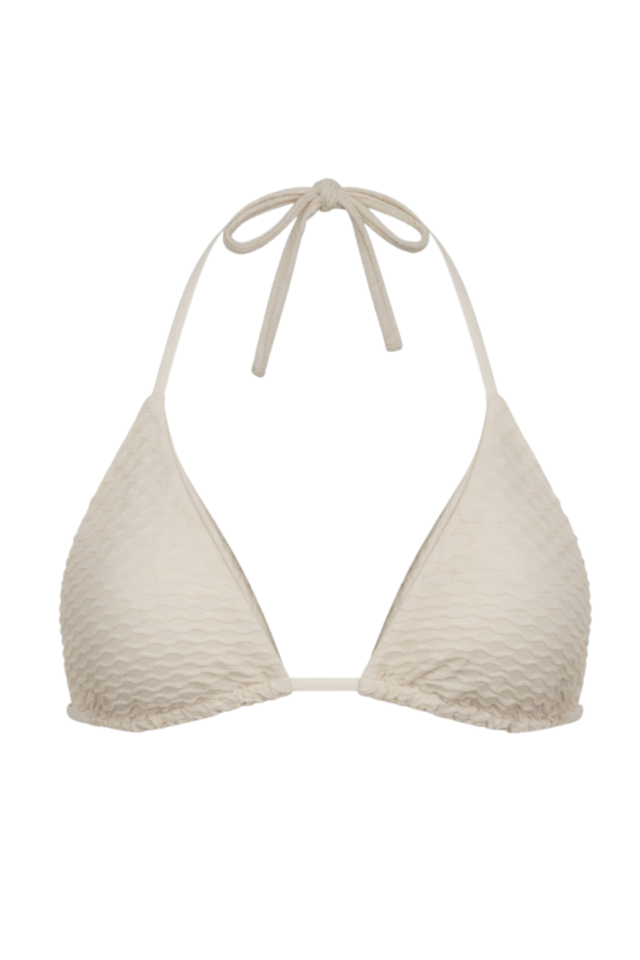 Palm Tie Back Triangle Bikini Top