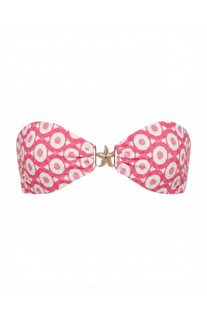 Lotus Bandeau Bikini Top