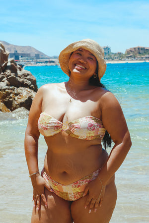 Lotus Bandeau Bikini Top