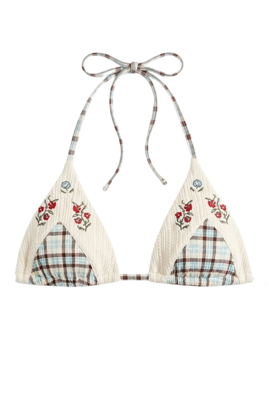 Provence Triangle Bikini Top
